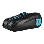 Sacs de tennis Wilson Wilson Elite 15 Pack SMU Black/ Blue
