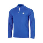 V&ecirc;tements Quiet Please Quiet Please Crushig Serve 1/4 Zip Haut manches longues Gar&ccedil;ons - bleu, blanc