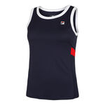V&ecirc;tements Fila Fila Lissy D&eacute;bardeur Tank Top Femmes-Bleu Fonc&eacute;,Rouge