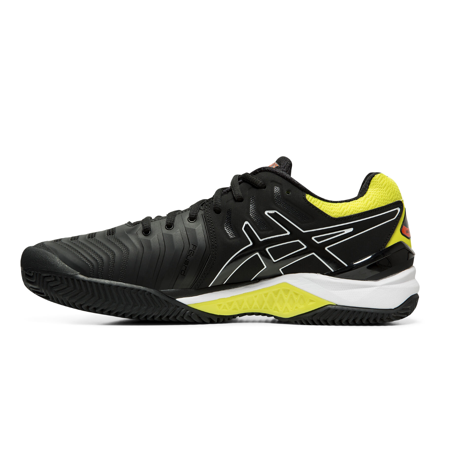 Buy ASICS Gel Resolution 7 Clay Chaussure Terre Battue Hommes Noir Jaune online Tennis Point CH