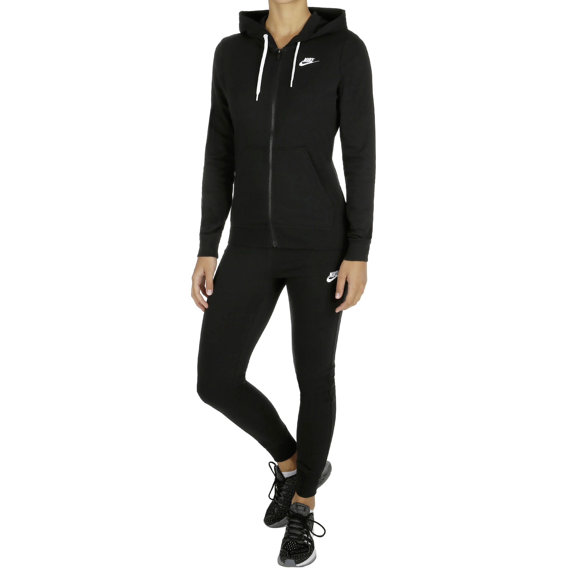 Nike Sportswear Survêtement Femmes - Noir , Blanc online ...