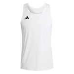 V&ecirc;tements adidas adidas Adizero Essential D&eacute;bardeur Tank Top Hommes-Blanc