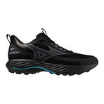 Chaussures de running Mizuno Mizuno Wave Rider GTX 3 Chaussure Trail Hommes-Noir,Turquoise