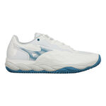 Chaussures de tennis Mizuno Mizuno Wave Enforce Court Chaussure Terre Battue Femmes-Blanc,Bleu
