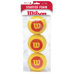Balles de tennis Wilson Wilson Starter Foam Balls (Stage 3) Sac De 3 Balles