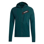 V&ecirc;tements adidas adidas Terrex TRK ClimaWarm Fleece Veste Running Hommes-Vert
