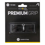 Grips Tennis-Point Tennis-Point Premium Grip Pack 1 Unit&eacute;-Noir
