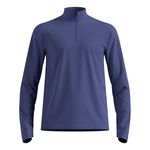 Vêtements Odlo Odlo Essential Thermal Midlayer 1/2 Zip Maillot de course Hommes - bleu, 
