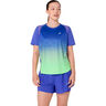 Road Fade Maillot de course Femmes-bleu, vert