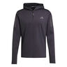 Own The Run Winter Half-Zip Maillot De Course Hommes-Noir