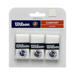 Surgrips Wilson Wilson Pro Overgrip Roland Garros Pack De 3-Blanc,Bleu