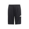 Training Essentials 3 Stripes Shorts Enfants-Noir,Blanc