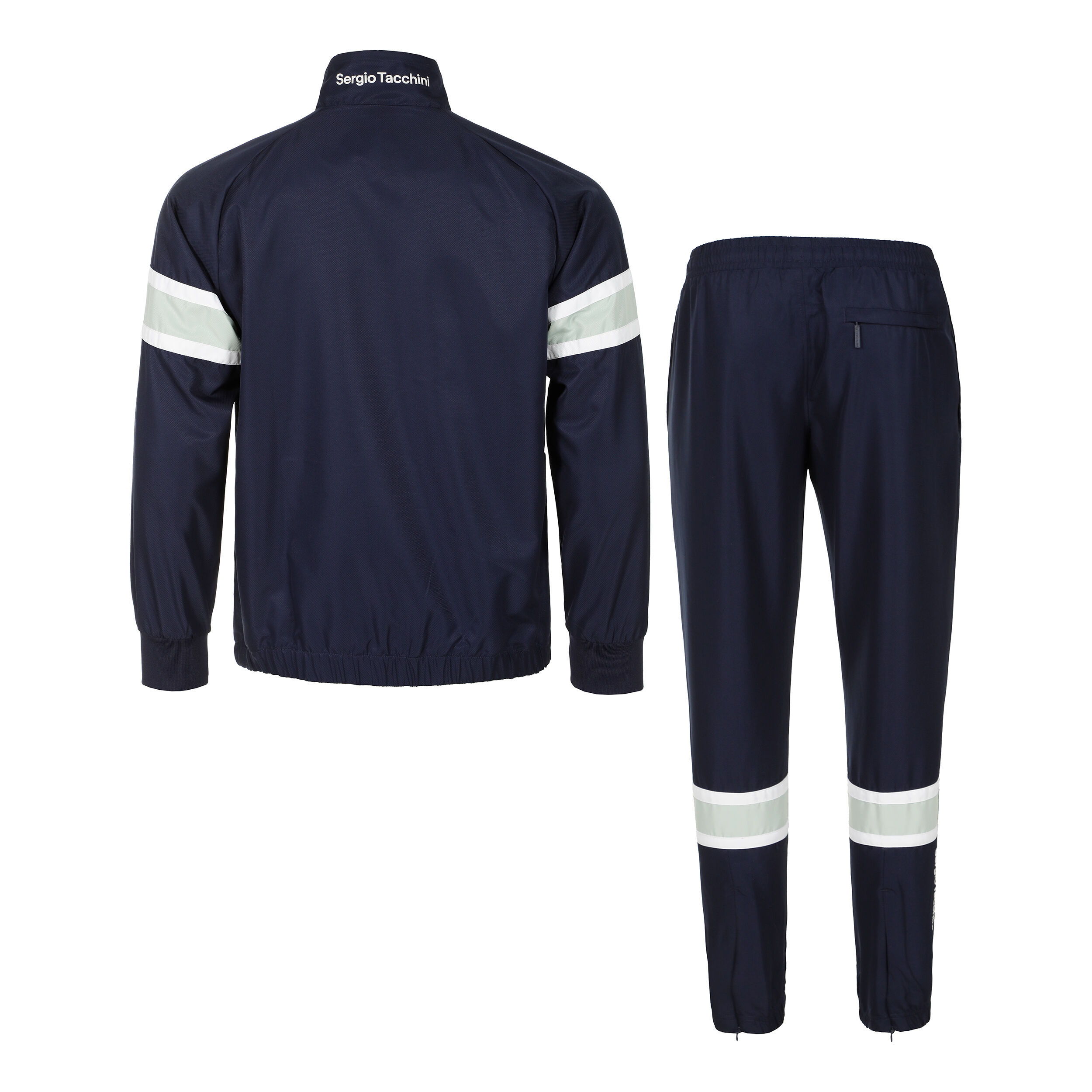 Buy Sergio Tacchini Board Survetement Hommes Bleu Fonce Blanc online Tennis Point CH