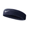 Swoosh Classic Bandeau Unisex - bleu foncé, blanc