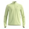 Essential Thermal Midlayer 1/2 Zip Maillot de course Hommes - jaune lemon, 