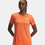 Vêtements Under Armour Under Armour Tech Twist T-shirt Femmes - orange, blanc