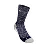 Performance Run Crew Chaussettes De Running-Bleu,Gris