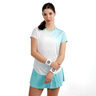 Crew Fade 2.0 T-shirt Femmes-turquoise, blanc