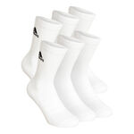 Vêtements adidas adidas Crew Sportswear Ankle Chaussettes De Sport Pack De 6-Blanc,Noir