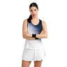 Crew Racerback D&eacute;bardeur tank top Femmes-bleu fonc&eacute;, blanc