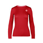 Vêtements BIDI BADU BIDI BADU Mina Tech Roundneck Haut manches longues Filles - rouge foncé, 