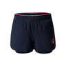 Point 2in1 Shorts Filles - bleu fonc&eacute;, pink