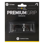 Grips Tennis-Point Tennis-Point Premium Grip Perforated Pack 1 Unit&eacute;-Noir