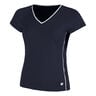 Ace V-Neck T-shirt Femmes - bleu foncé, 