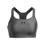 Vêtements Under Armour Under Armour HeatGear High Soutien-gorge Sport Femmes-Gris