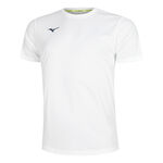 Vêtements Mizuno Mizuno Training T-shirt Hommes - blanc, 