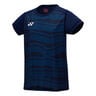 Crew Neck T-shirt Femmes-Bleu Foncé