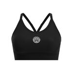 V&ecirc;tements BIDI BADU BIDI BADU Crew Low Support Strappy Soutien-gorge Sport Femmes-Noir