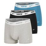Vêtements Nike Nike Everyday Cotton Stretch Caleçon Pack De 3 Hommes-Gris Clair,Noir