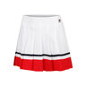 Sabine Jupe Femmes-Blanc,Rouge