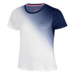 V&ecirc;tements de tennis BIDI BADU BIDI BADU Crew Fade 2.0 T-shirt Femmes-bleu fonc&eacute;, blanc