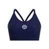 Crew Low Support Strappy Soutien-gorge Sport Femmes-Bleu Foncé