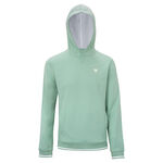 V&ecirc;tements de tennis Tecnifibre Tecnifibre TEAM TERRY HOODIE SAGE Sweat &agrave; capuche Unisex-sauge