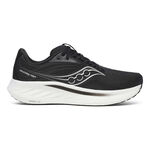 Chaussures de running Saucony Saucony Ride 18 Chaussure De Running Sans Stabilisateurs Hommes-Noir,Blanc