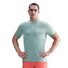 Stride Maillot de course Hommes - turquoise, argent