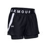 Play Up 2in1 Shorts Femmes - noir, blanc
