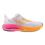Chaussures de running Mizuno Mizuno Wave Rider 29 Chaussure de running sans stabilisateurs Unisex - blanc, orange