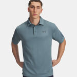 V&ecirc;tements de tennis Under Armour Under Armour Tech Polo Hommes-bleu gris