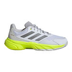 Chaussures de tennis adidas adidas CourtJam Control 3 Chaussure Terre Battue Femmes-Blanc,Jaune Lemon