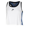 Play Crop Débardeur Tank Top Femmes-Blanc,Bleu Gris