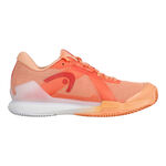 Chaussures de tennis HEAD HEAD Sprint Pro 4.0 Chaussure Terre Battue Femmes-Corail,Blanc