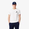 & Cap T-shirt Hommes - blanc, bleu fonc&eacute;