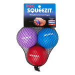 Accessoires pour entra&icirc;neurs Tourna Tourna Squeez It Balle Pack De 3-Bleu,Violet