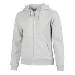 V&ecirc;tements BIDI BADU BIDI BADU Hey Laguna Logo Zip Sweat &agrave; capuche Femmes-gris clair