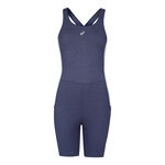 Vêtements ASICS ASICS Nagino Run Unitard Combinaison Jumpsuit Femmes-Bleu