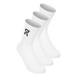 V&ecirc;tements On On Logo Sock High 3P Chaussettes de tennis Unisex-blanc